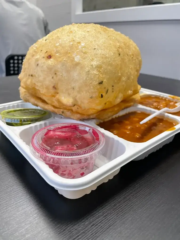 Punjabi vegetarian curries at Chache Da Dhaba Edmonton